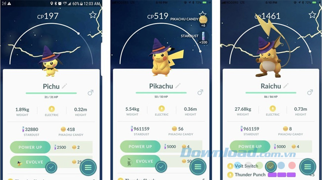 Mũ phù thủy cho Pikachu