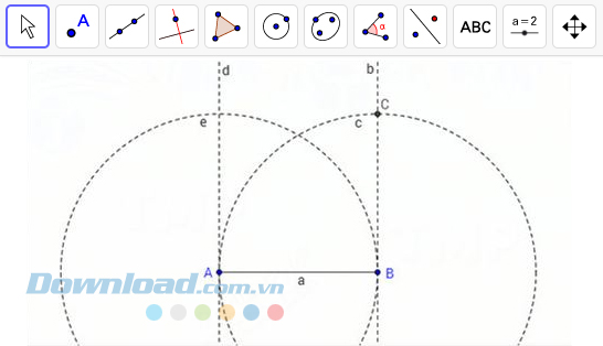 Tạo một vòng tròn e