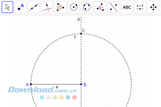 Chọn công cụ Intersect