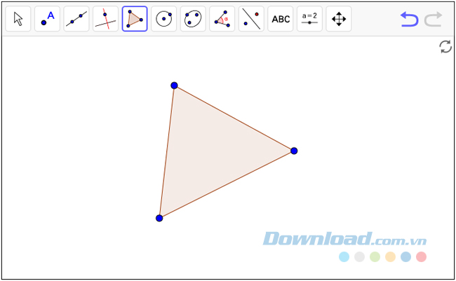 Tạo hình tam giác