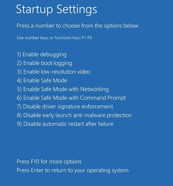 Chế độ Safe Mode