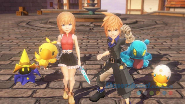 World of Final Fantasy phiên bản chibi