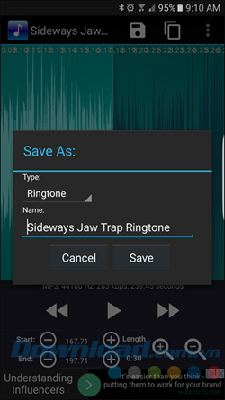 Hộp thoại Save as