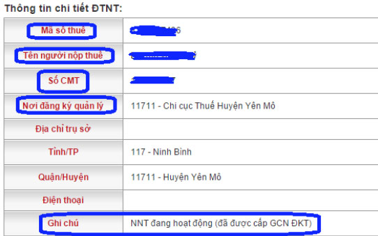 Thông tin cá nhân