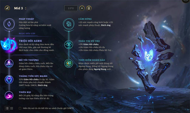 Mid pháp sư kiểm soát