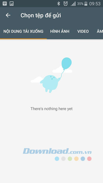 Chọn tệp để gửi