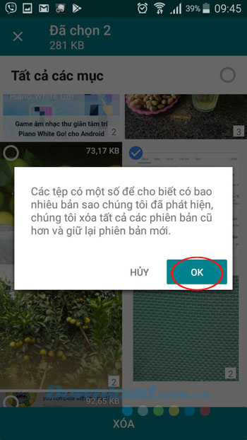 Số file trùng lặp