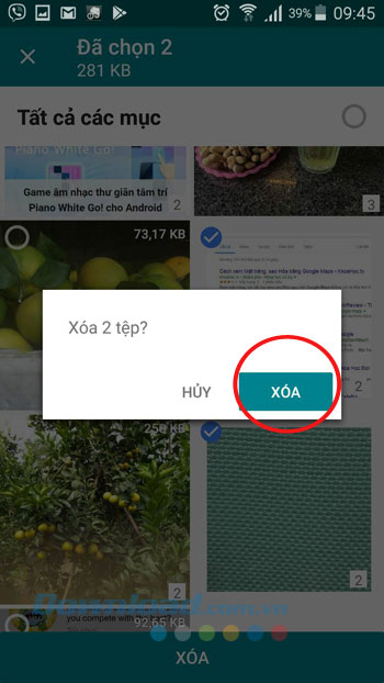 Xóa file trùng lặp