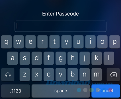 Đặt mật mã mạnh dạng chữ trên iPhone