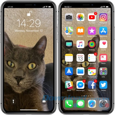 Thiết lập hình nền