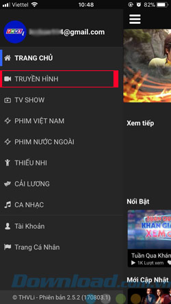 Cách xem lại phim trên THVL1, THVL2 trực tuyến