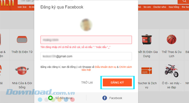 Shopee Đăng Ký