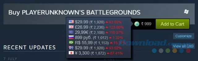 Nâng cao sức mạnh cho Steam