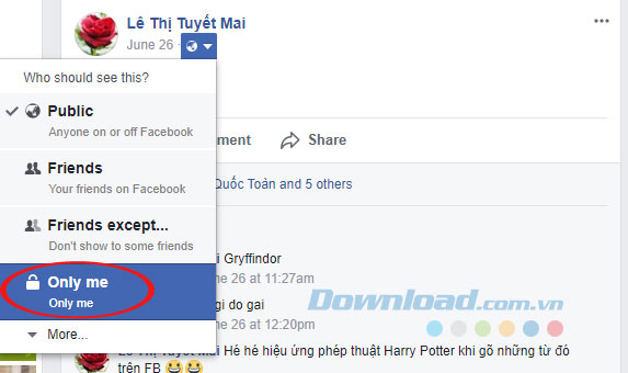 Chế độ chỉ mình tôi