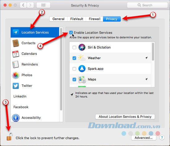 Kích hoạt Find My Mac