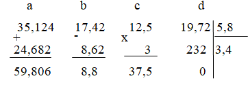 Đề thi học kì 1 môn Toán lớp 5