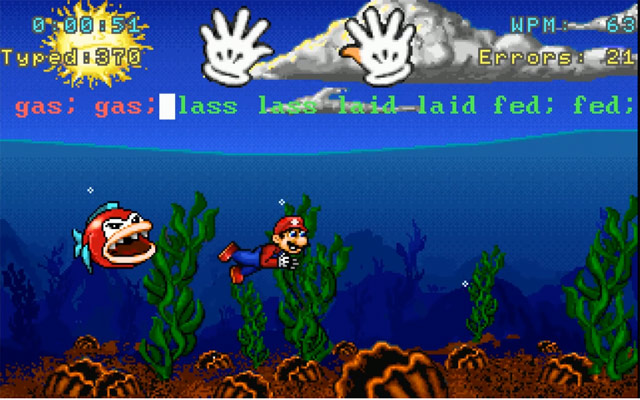 Mario Teaches Typing