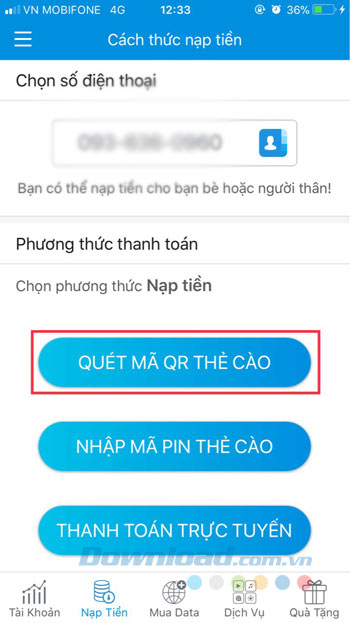 Quét mã QR Code