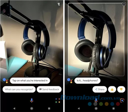 Google Lens được tích hợp với Google Assistant
