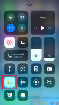 iOS Control Center