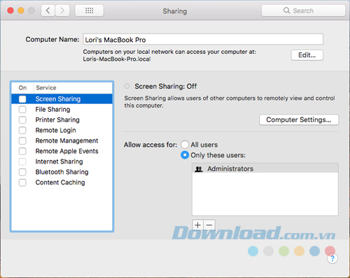 Kiểm tra những gì bạn đang chia sẻ