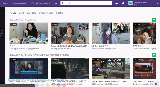 Đăng ký Twitch 
