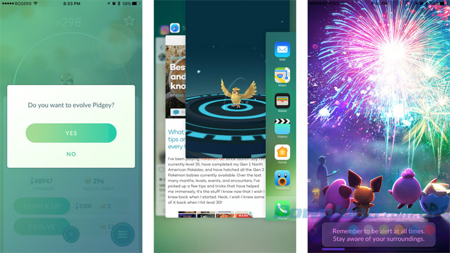 Tiến hóa hàng loạt Pokémon nhanh hơn 