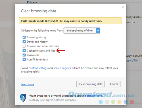 Cache trình duyệt web