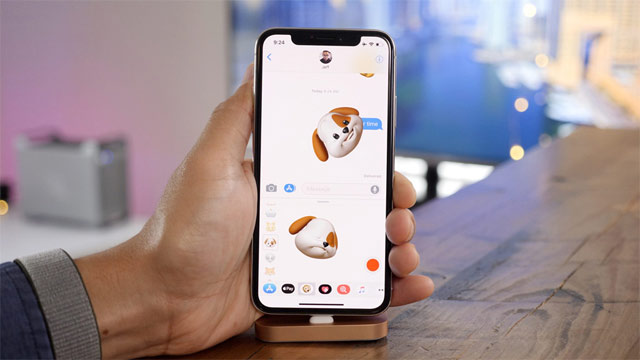 Dùng Animoji như Sticker