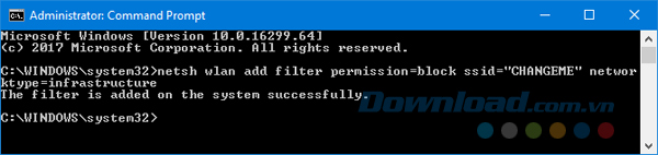 Chặng mạng cụ thể