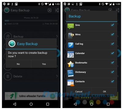 Easy Backup and Restore