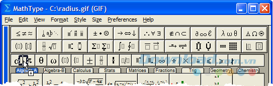 Thêm biểu tượng và mẫu