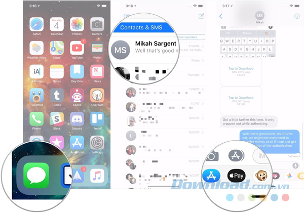 Nhấp vào Apple Pay