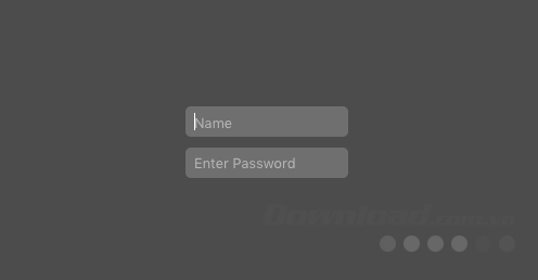 Tên và mật khẩu