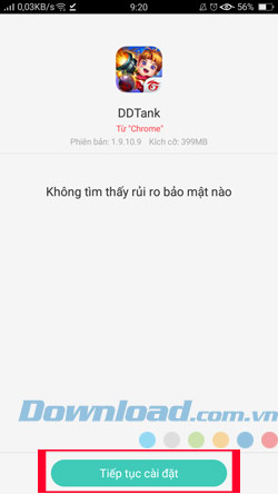 Cài đặt DDTank Android