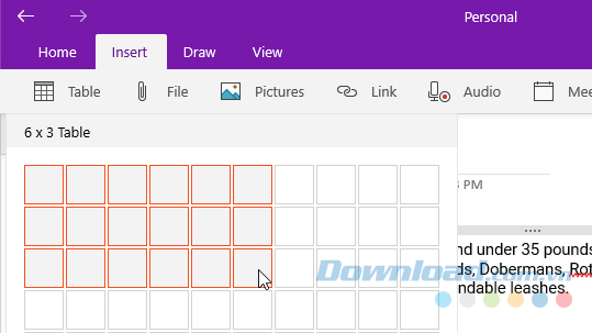 Tạo bảng dễ dàng
