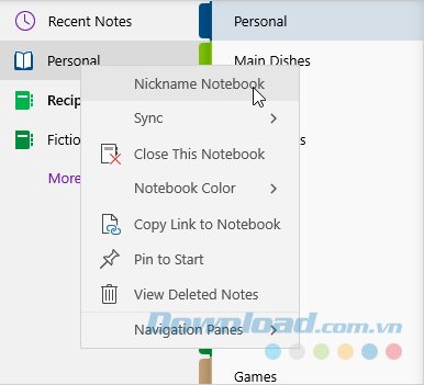 Thay đổi màu sắc và đặt nickname