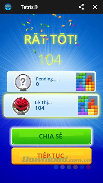 Chơi game xếp gạch