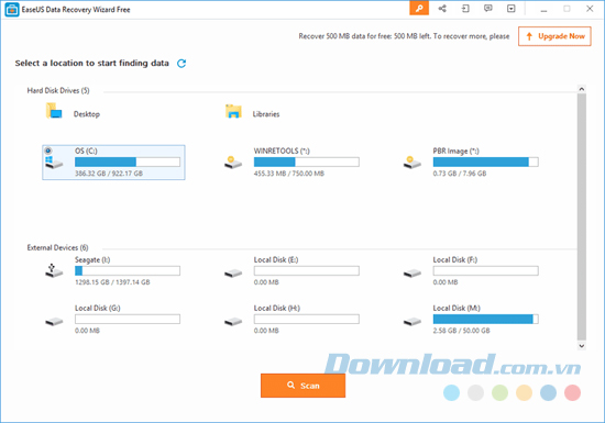 EaseUS Data Recovery Wizard
