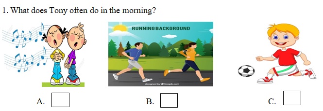 Đề thi học kì 1 môn Tiếng Anh lớp 5