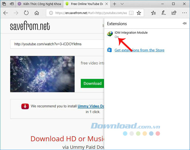 Kích hoạt IDM Integration Module