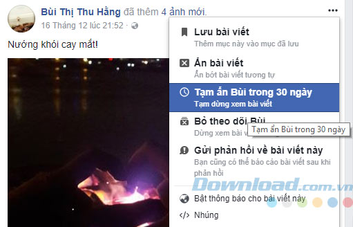 Tạm ẩn bài viết