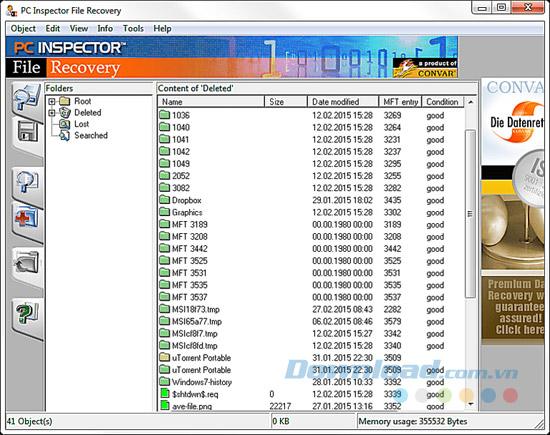 PC Inspector File Recovery