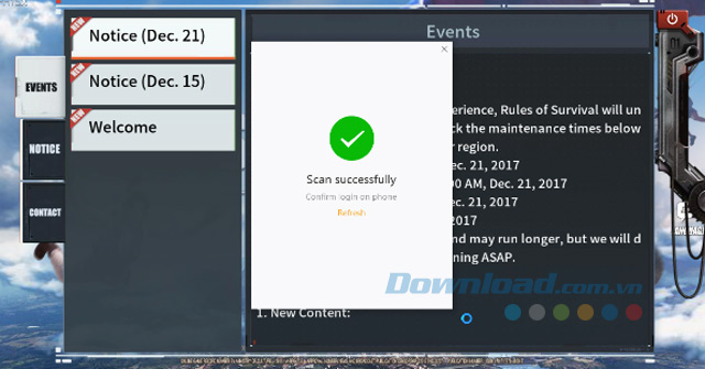 Đăng nhập thành công
