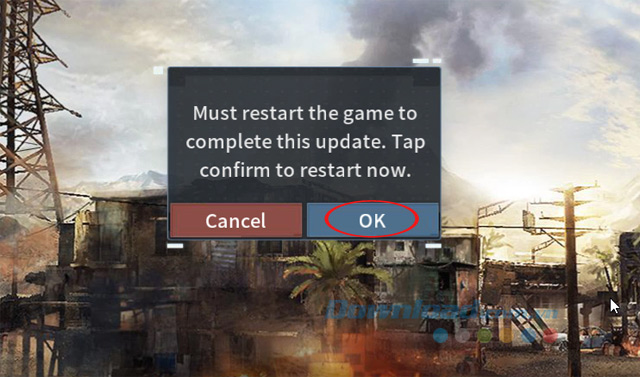 Tải dữ liệu game Rules Of Survival thành công