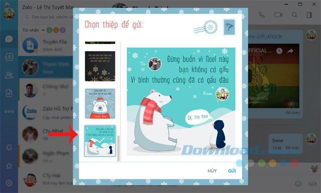 Chọn thiệp Giáng Sinh