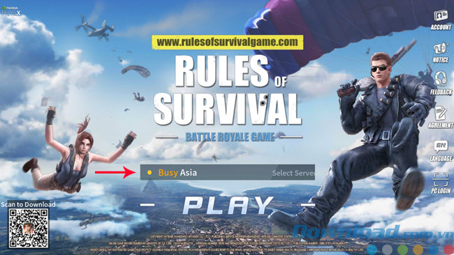 Hướng dẫn chơi Rules Of Survival