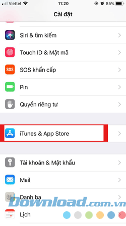 Dung lượng iPhone