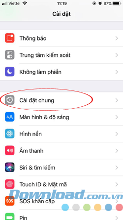 Dung lượng iPhone