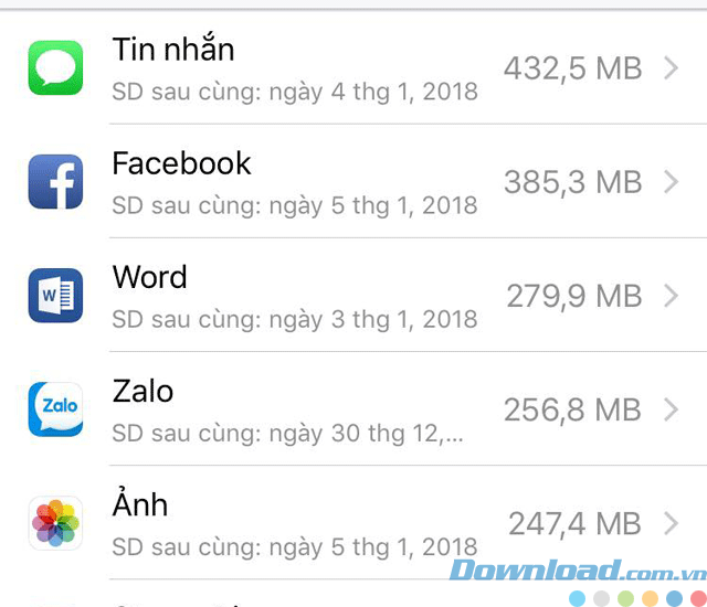 Ứng dụng iPhone